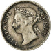 Moneta, Hong Kong, Victoria, 5 Cents, 1894, BB, Argento, KM:5