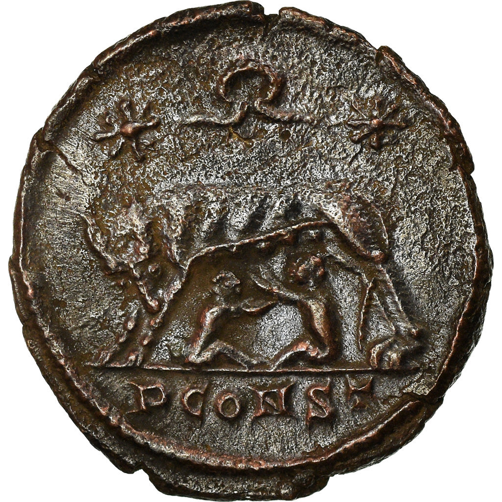 Coin, City Commemoratives, Nummus, 332, Arles, AU(50-53), Copper, RIC:368