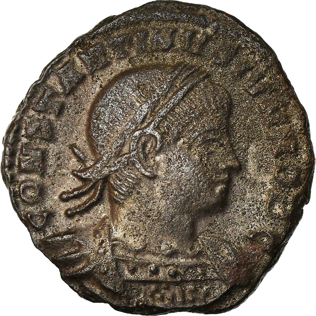 Coin, Constantine II, Nummus, 330-331, Rome, AU(50-53), Copper, RIC:336