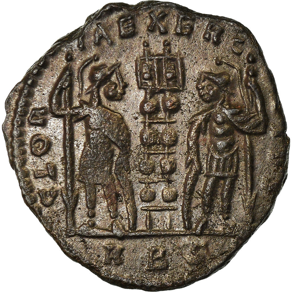 Coin, Constantine II, Nummus, 330-331, Rome, AU(50-53), Copper, RIC:336