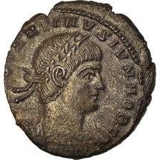 Coin, Constantine II, Nummus, 333, Trier, AU(50-53), Copper, RIC:545