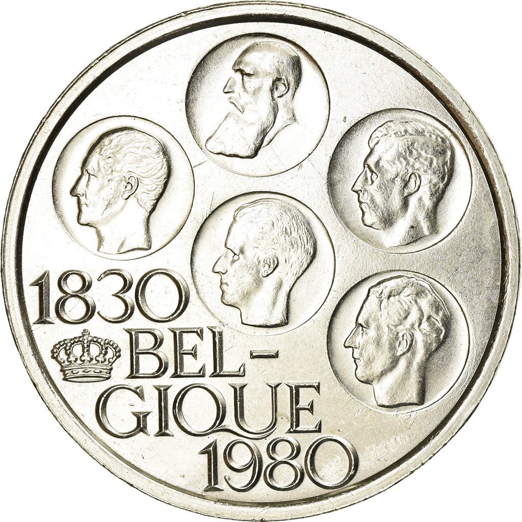Coin, Belgium, 500 Francs, 500 Frank, 1980, Brussels, AU(55-58), Silver, KM:162a
