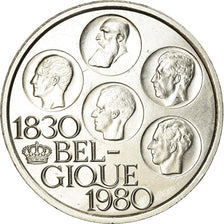 Coin, Belgium, 500 Francs, 500 Frank, 1980, Brussels, AU(55-58), Silver, KM:162a