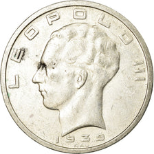 Coin, Belgium, 50 Francs, 50 Frank, 1939, EF(40-45), Silver, KM:121