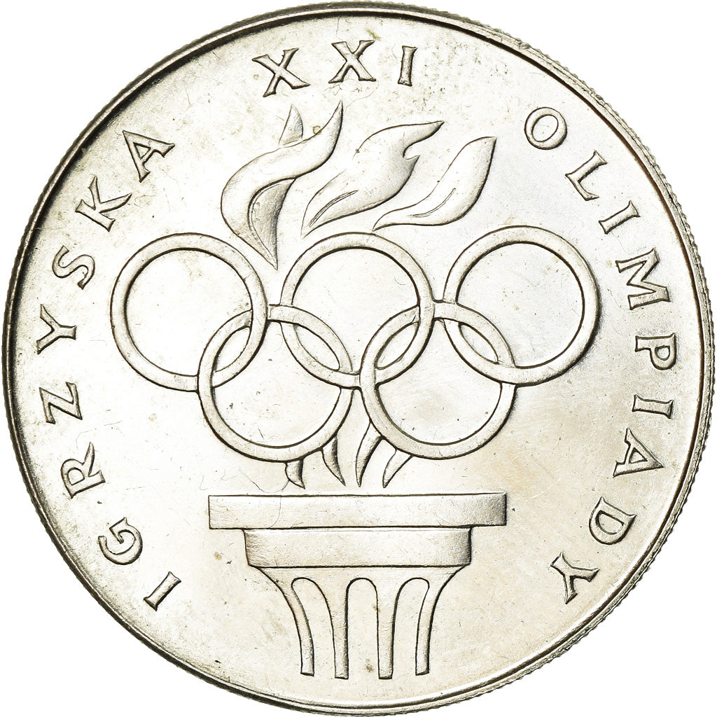 Coin, Poland, 200 Zlotych, 1976, Warsaw, AU(50-53), Silver, KM:86