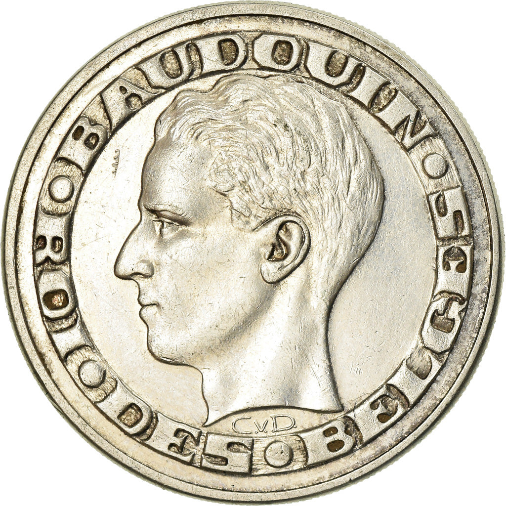 Coin, Belgium, 50 Francs, 50 Frank, 1958, AU(50-53), Silver, KM:150.1