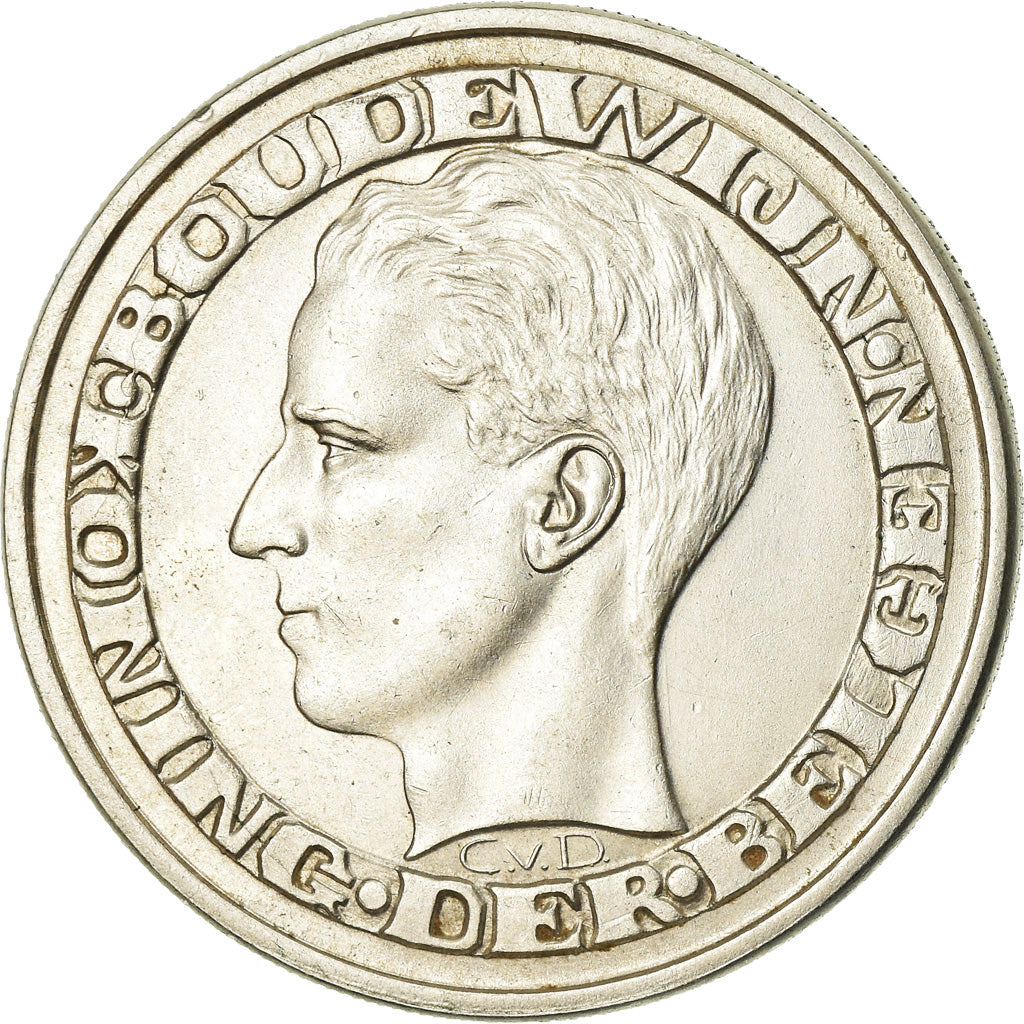 Coin, Belgium, 50 Francs, 50 Frank, 1958, AU(50-53), Silver, KM:151.1