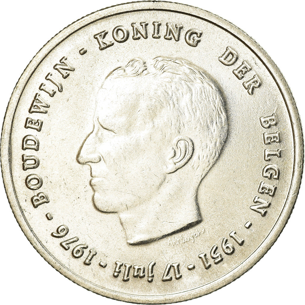 Coin, Belgium, 250 Francs, 250 Frank, 1976, Brussels, AU(50-53), Silver