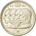 Münze, Belgien, 100 Francs, 100 Frank, 1951, S+, Silber, KM:139.1