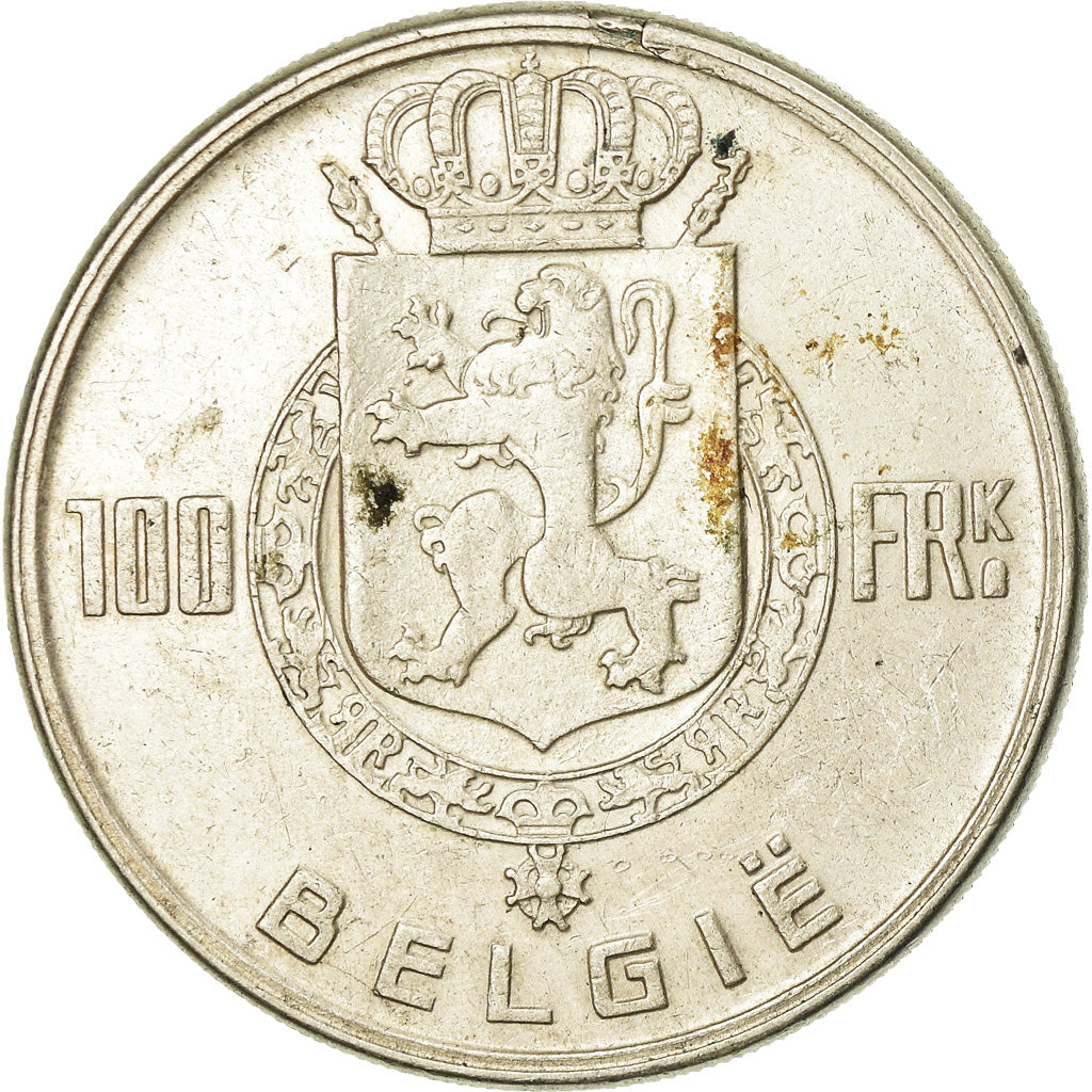 Coin, Belgium, 100 Francs, 100 Frank, 1951, VF(30-35), Silver, KM:139.1