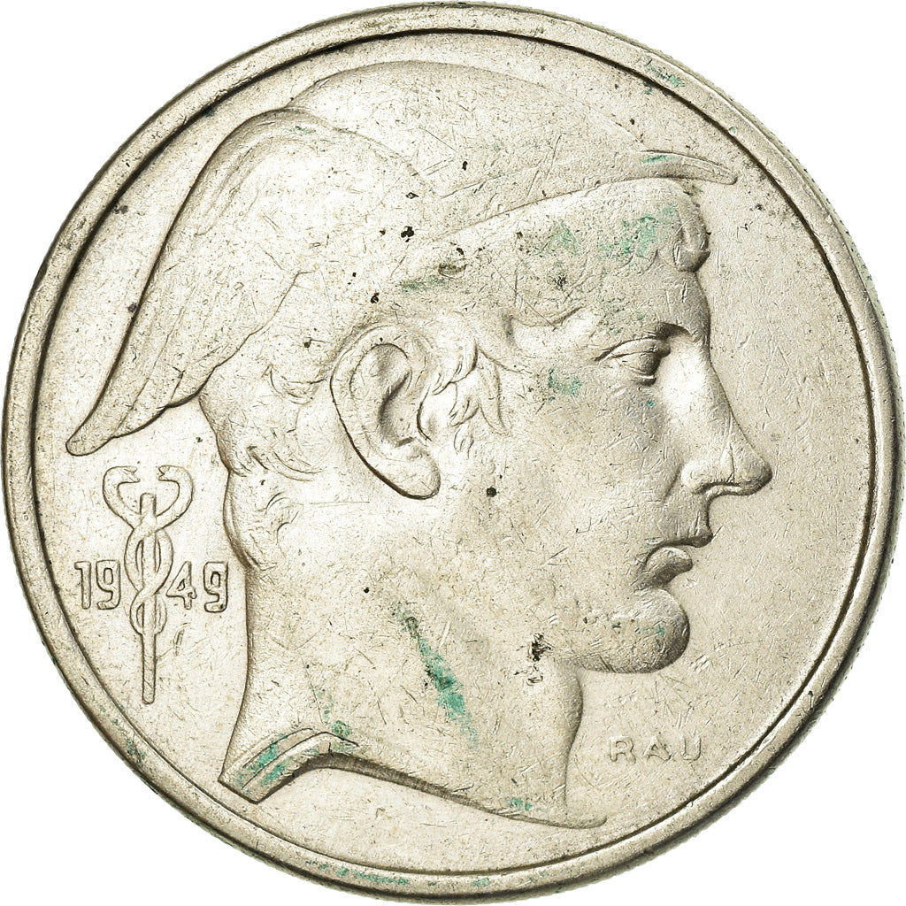 Coin, Belgium, 50 Francs, 50 Frank, 1949, VF(30-35), Silver, KM:136.1