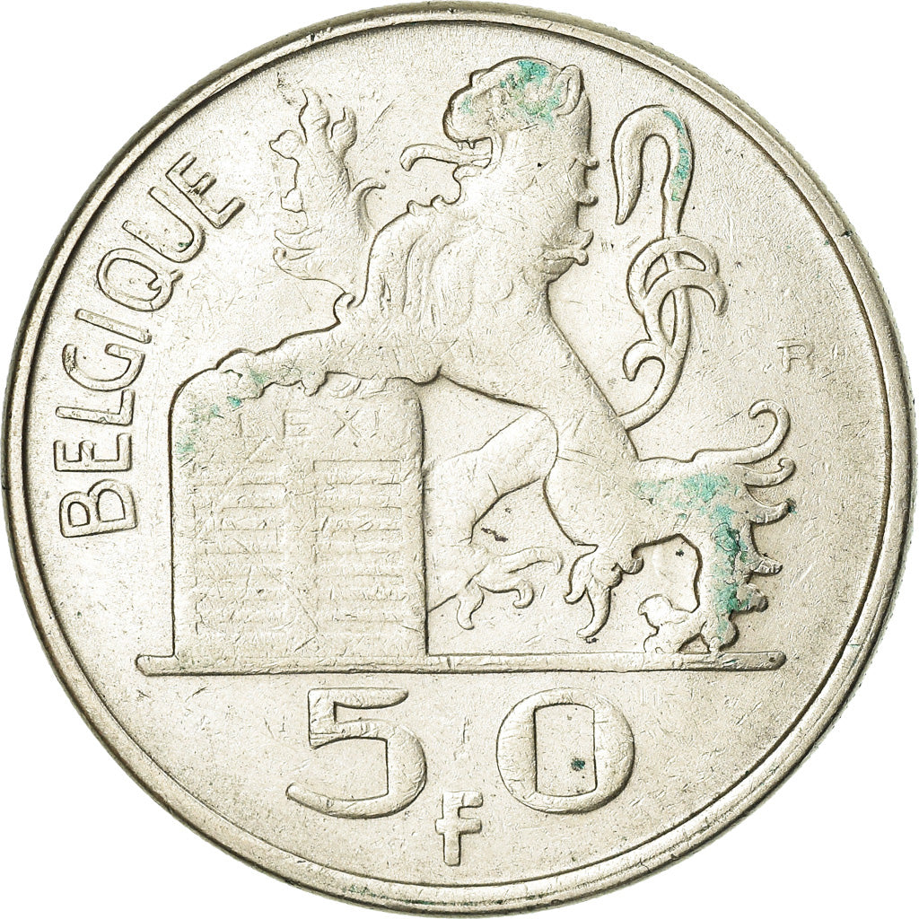 Coin, Belgium, 50 Francs, 50 Frank, 1949, VF(30-35), Silver, KM:136.1