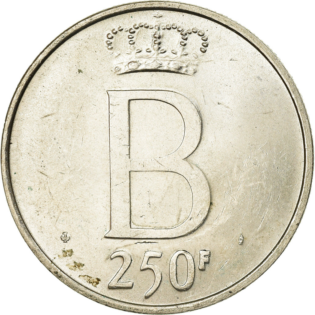 Coin, Belgium, 250 Francs, 250 Frank, 1976, EF(40-45), Silver, KM:157.1