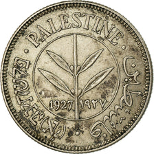 Coin, Palestine, 50 Mils, 1927, EF(40-45), Silver, KM:6
