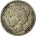Coin, Netherlands, Wilhelmina I, 25 Cents, 1901, VF(20-25), Silver, KM:120.2