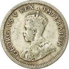 Moneta, Sudafrica, George V, 6 Pence, 1930, MB, Argento, KM:16.1