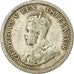Moneta, Sudafrica, George V, 6 Pence, 1930, MB, Argento, KM:16.1