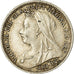 Coin, Great Britain, Victoria, 3 Pence, 1897, AU(50-53), Silver, KM:777