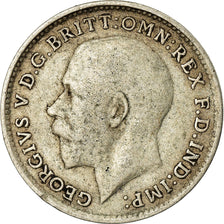 Coin, Great Britain, George V, 3 Pence, 1915, EF(40-45), Silver, KM:813