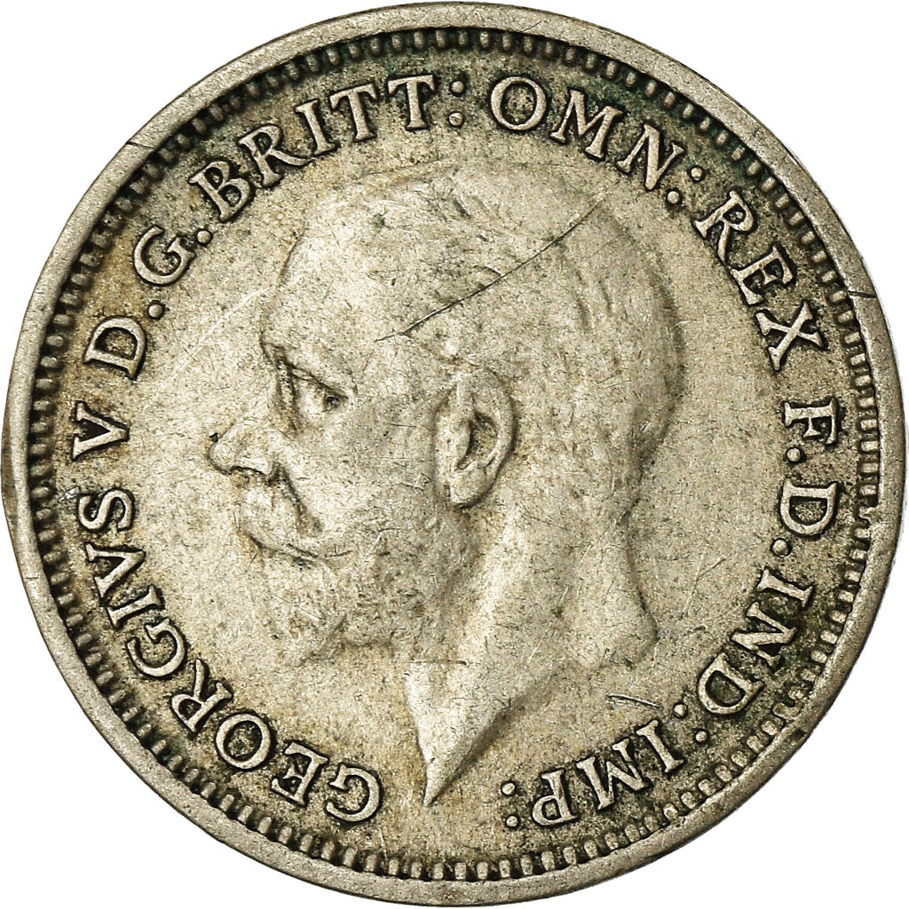 Coin, Great Britain, George V, 3 Pence, 1933, EF(40-45), Silver, KM:831