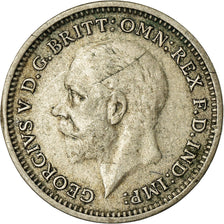Coin, Great Britain, George V, 3 Pence, 1933, EF(40-45), Silver, KM:831