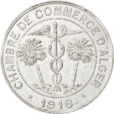Monnaie, Algeria, 10 Centimes, 1916, TTB+, Aluminium, Elie:10.4