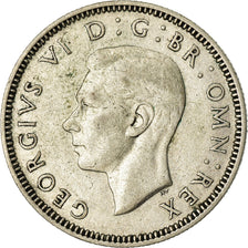 Moneda, Gran Bretaña, George VI, Shilling, 1941, MBC, Plata, KM:853