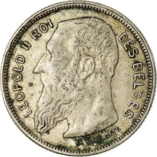 Coin, Belgium, 2 Francs, 2 Frank, 1904, VF(30-35), Silver, KM:59