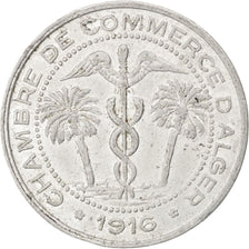Algeria, 5 Centimes, 1916, BB, Alluminio, Elie:10.3