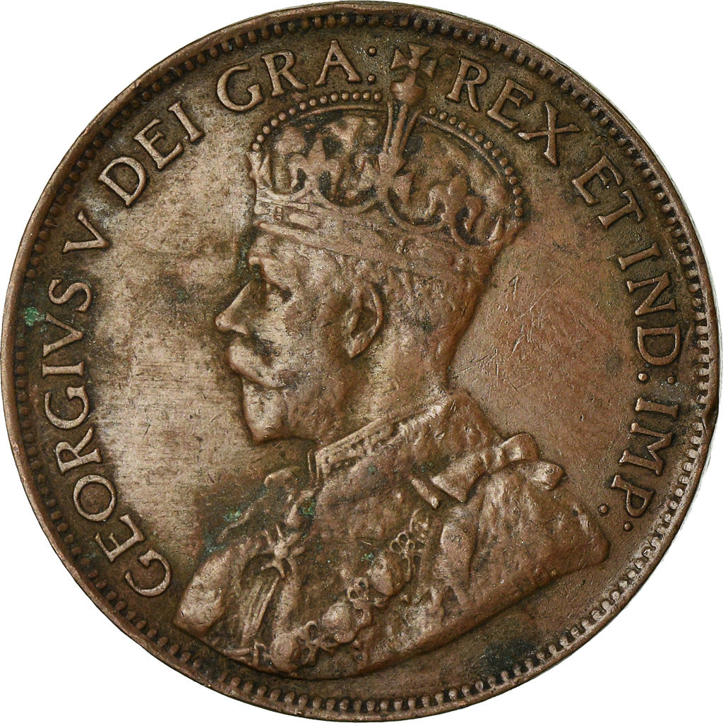 Coin, Canada, George V, Cent, 1919, Royal Canadian Mint, Ottawa, EF(40-45)