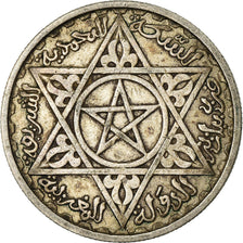 Coin, Morocco, Mohammed V, 100 Francs, 1953, Paris, VF(30-35), Silver, KM:52