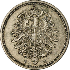Moneta, GERMANIA - IMPERO, Wilhelm I, 5 Pfennig, 1874, Frankfurt, BB