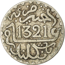 Coin, Morocco, 'Abd al-Aziz, 1/10 Rial, Dirham, 1903, bi-England, London