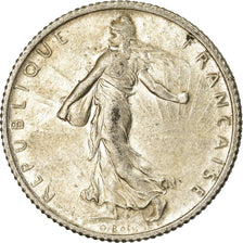 Coin, France, Semeuse, Franc, 1914, Paris, AU(50-53), Silver, KM:844.1
