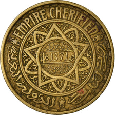 Coin, Morocco, Mohammed V, 50 Francs, 1951/AH1371, Paris, EF(40-45)