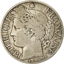 Coin, France, Cérès, Franc, 1887, Paris, VF(20-25), Silver, KM:822.1