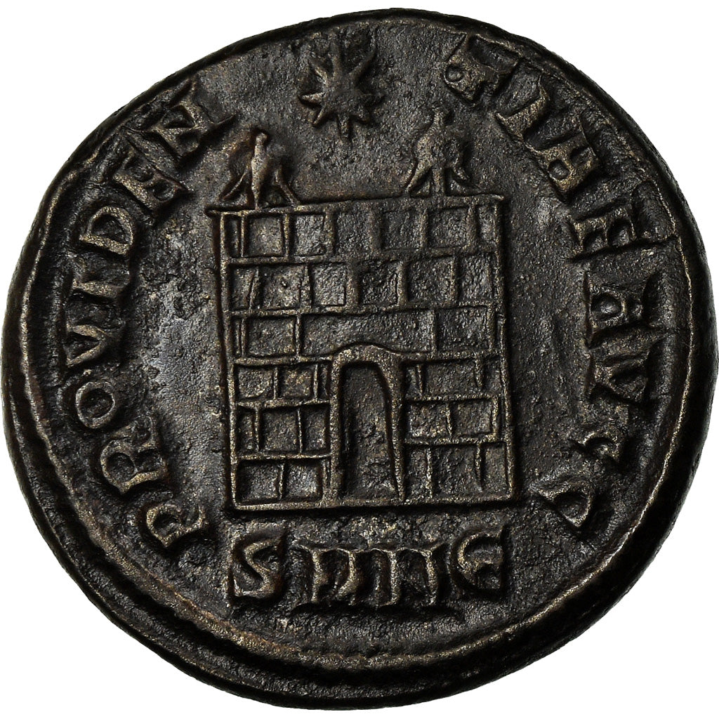 Coin, Constantine I, Nummus, 326-327, Nicomedia, AU(55-58), Copper, RIC:90