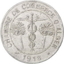 Algeria, 10 Centimes, 1918, VF(30-35), Aluminium, Elie #10.10, 1.79