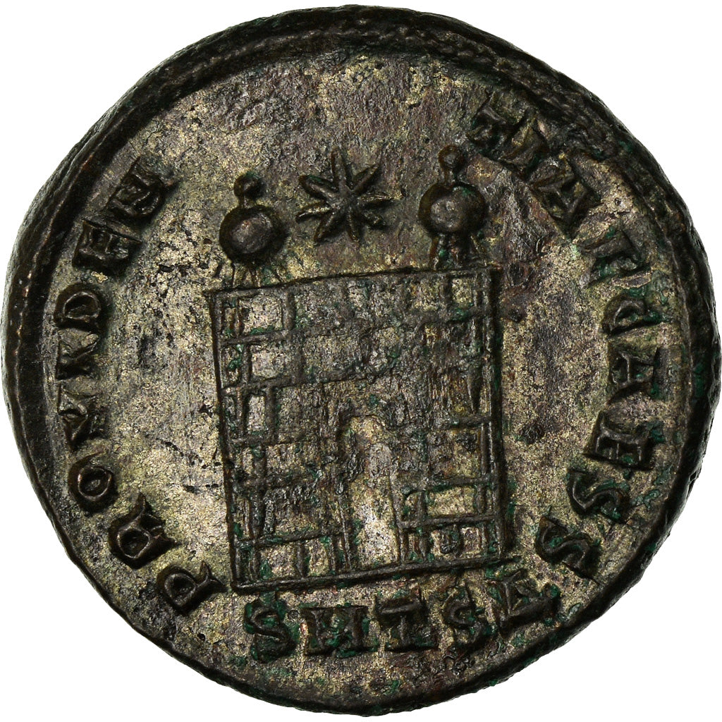 Moneta, Constantine II, Nummus, 326-328, Thessalonica, MS(60-62), Miedź