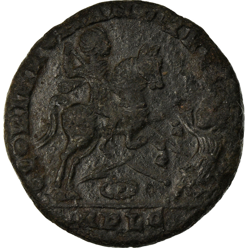 Moneta, Magnentius, Maiorina, 350, Lyon, BB, Rame, RIC:116