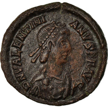 Münze, Valentinian II, Nummus, 384-387, Siscia, Rare, VZ, Kupfer, RIC:38