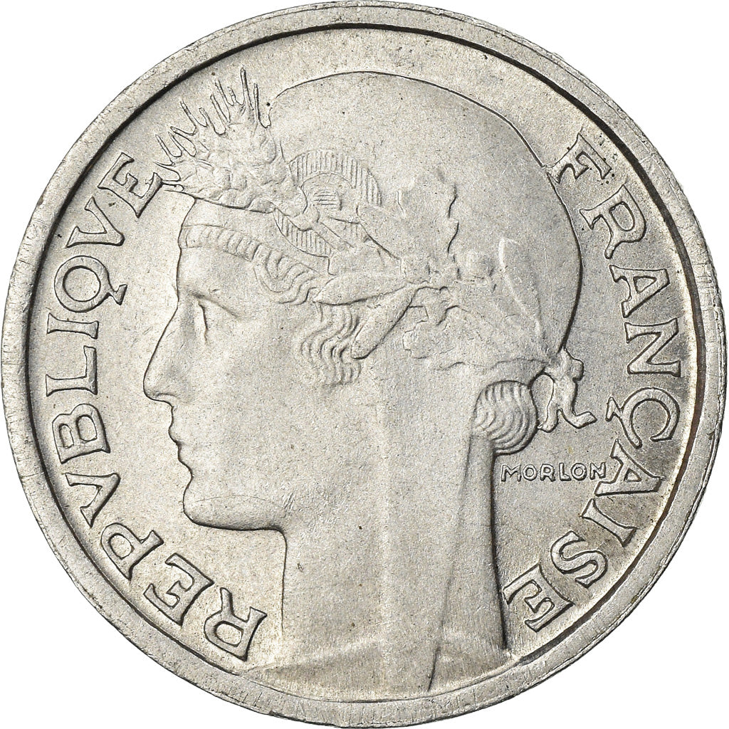 Coin, France, Morlon, 50 Centimes, 1946, Beaumont - Le Roger, MS(63), Aluminum