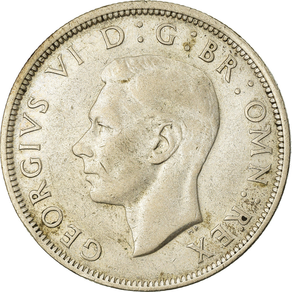 Coin, Great Britain, George VI, 1/2 Crown, 1942, EF(40-45), Silver, KM:856