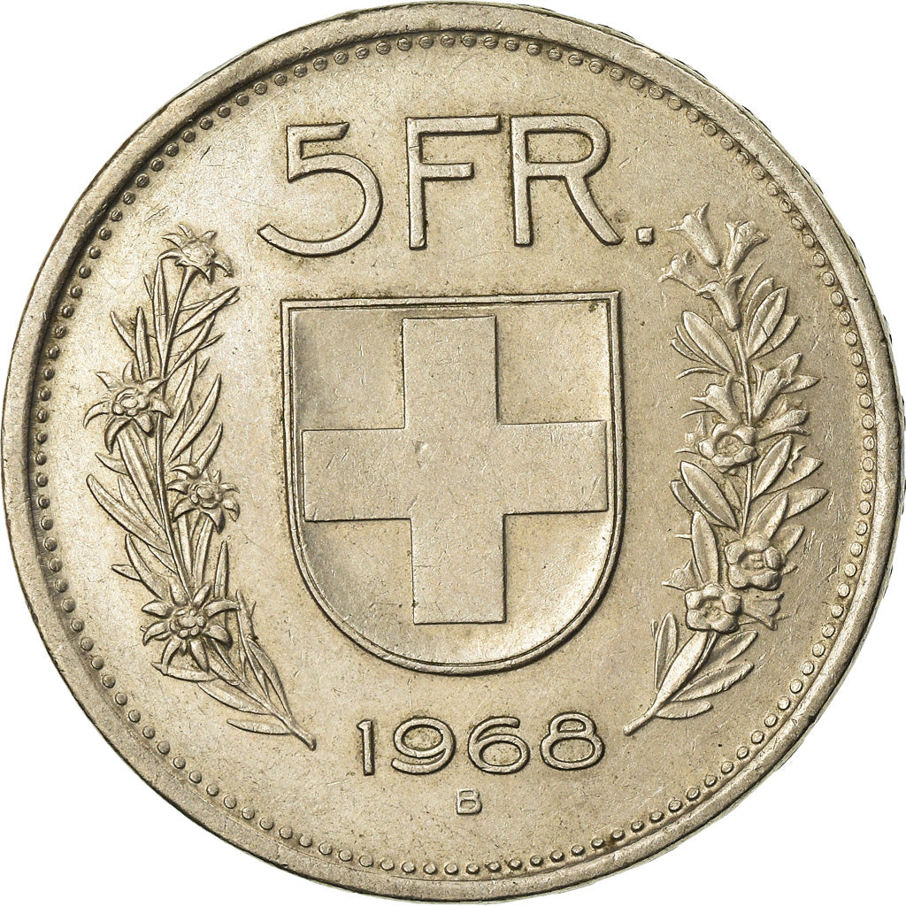Monnaie, Suisse, 5 Francs, 1968, Bern, TTB+, Copper-nickel, KM:40a.1