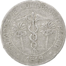 Coin, Algeria, 10 Centimes, 1919, VF(20-25), Aluminium, Elie:10.13