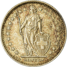 Coin, Switzerland, Franc, 1966, EF(40-45), Silver, KM:24