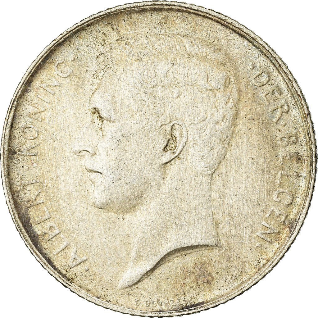Coin, Belgium, Albert I, Franc, 1913, EF(40-45), Silver, KM:73.1
