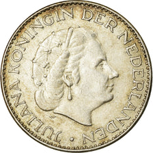 Coin, Netherlands, Juliana, Gulden, 1963, EF(40-45), Silver, KM:184