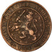 Coin, Netherlands, William III, 2-1/2 Cent, 1881, EF(40-45), Bronze, KM:108.1