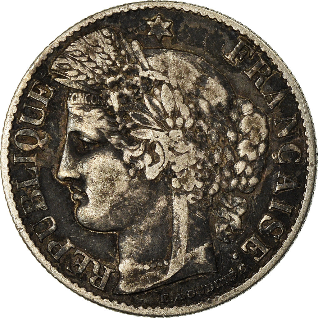 Coin, France, Cérès, 50 Centimes, 1888, Paris, VF(30-35), Silver, KM:834.1